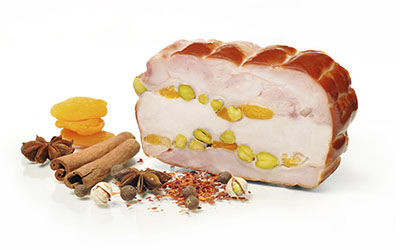 Roll "PRIOSKOLSKY" with dried apricots and pistachios