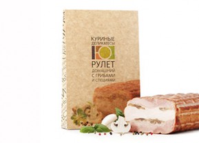 Рулет «Домашний с грибами и специями»