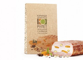 Roll "Homemade with dried apricots and pistachios"