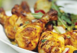 Куриные окорочка, запеченые с майонезом