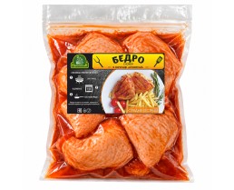 Бедро с кожей цыпленка-бройлера в маринаде