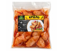 Крыло с кожей цыпленка-бройлера в маринаде